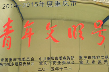 2014-2015年度重庆市青年文明号